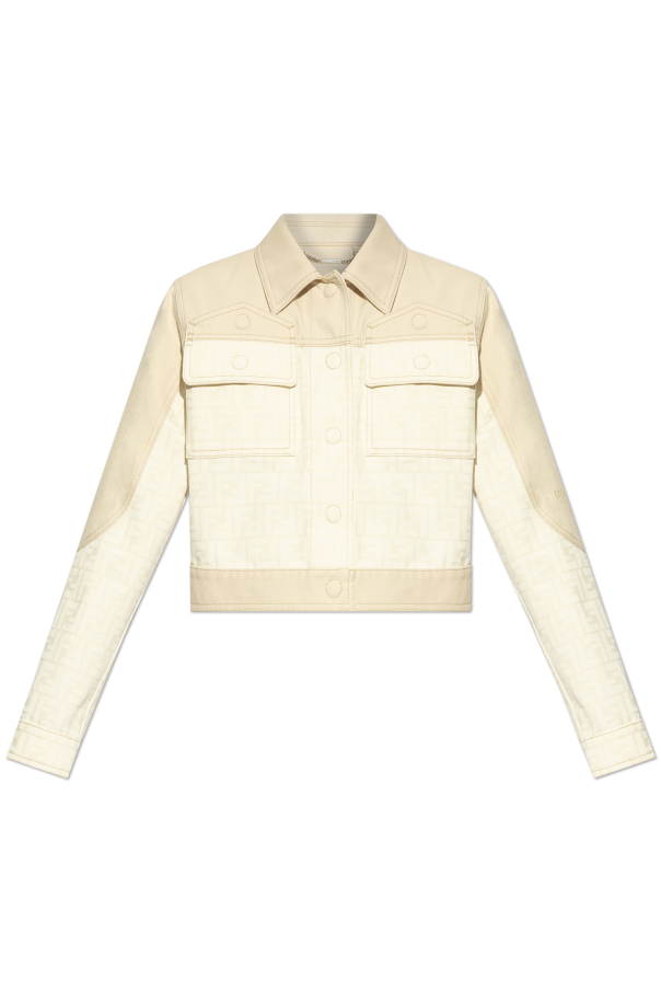 Fendi Denim jacket with monogram
