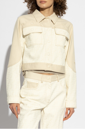 Fendi Denim jacket with monogram