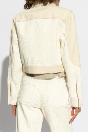 Fendi Denim jacket with monogram