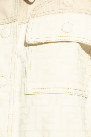 Fendi Denim jacket with monogram