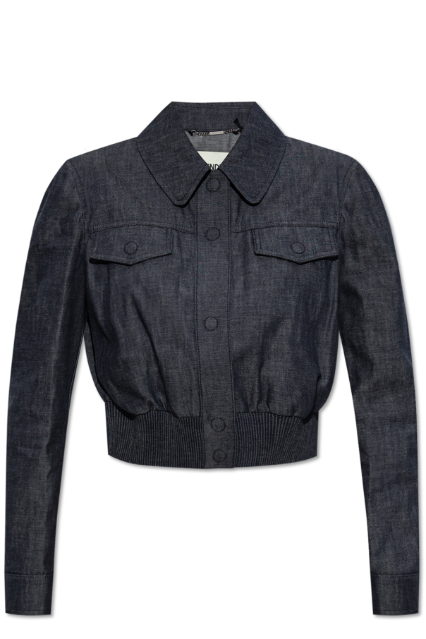 Short denim jacket od Fendi