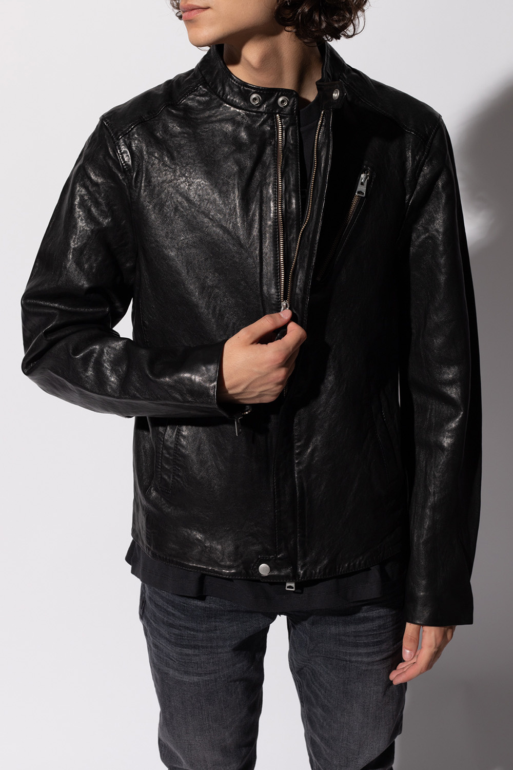 AllSaints ‘Floyd’ leather jacket