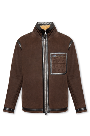 fendi ff motif reversible padded jacket item