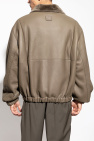 Fendi GREEN Shearling coat with pockets
