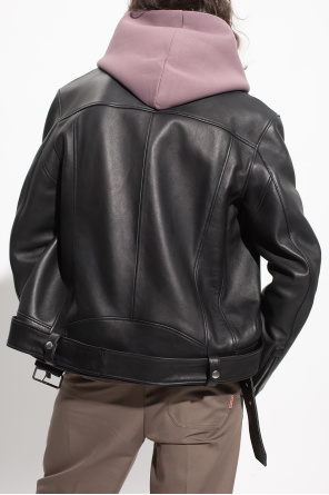 Acne Studios Leather chinatown jacket
