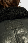 Acne Studios BLACK Lambskin shearling coat