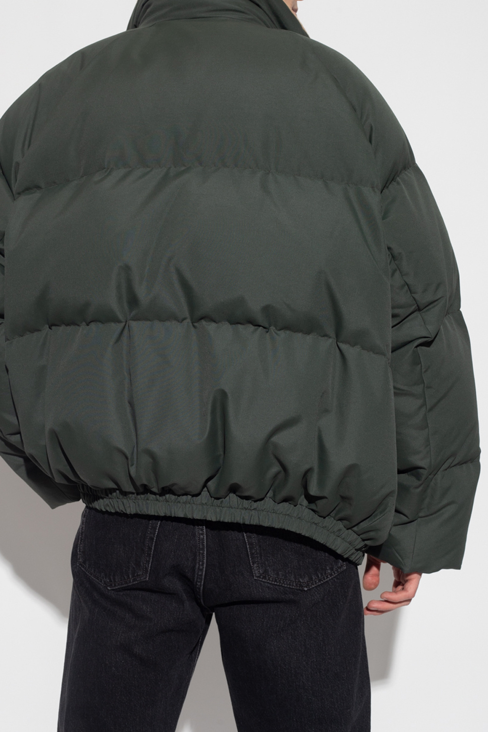 Acne Studios Down jacket polo with standing collar