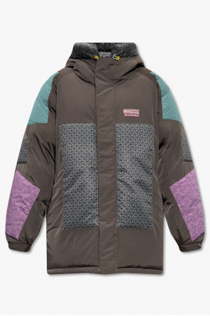 Down jacket with floral motif od Acne Studios