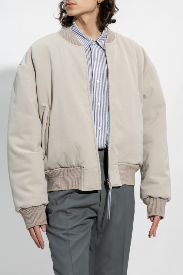 Acne Studios Gray Reversible Bomber Jacket