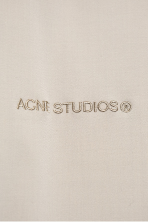 Acne Studios River Island long sleeve quilted sleeve sweatshirt in pink