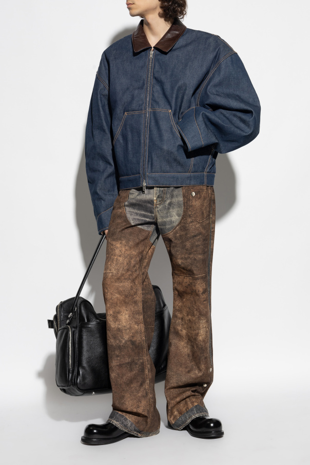 Acne Studios Chaqueta vaquera acolchada