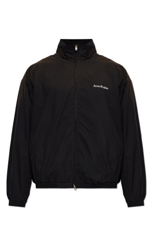 Jacket with a stand-up collar