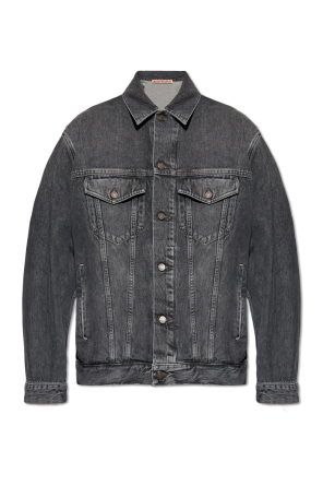 myar panelled camouflage zipped shirt jacket item