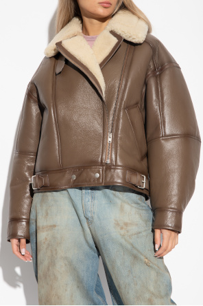 Acne Studios Leather Crew jacket