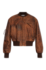 Acne Studios Leather bomber jacket