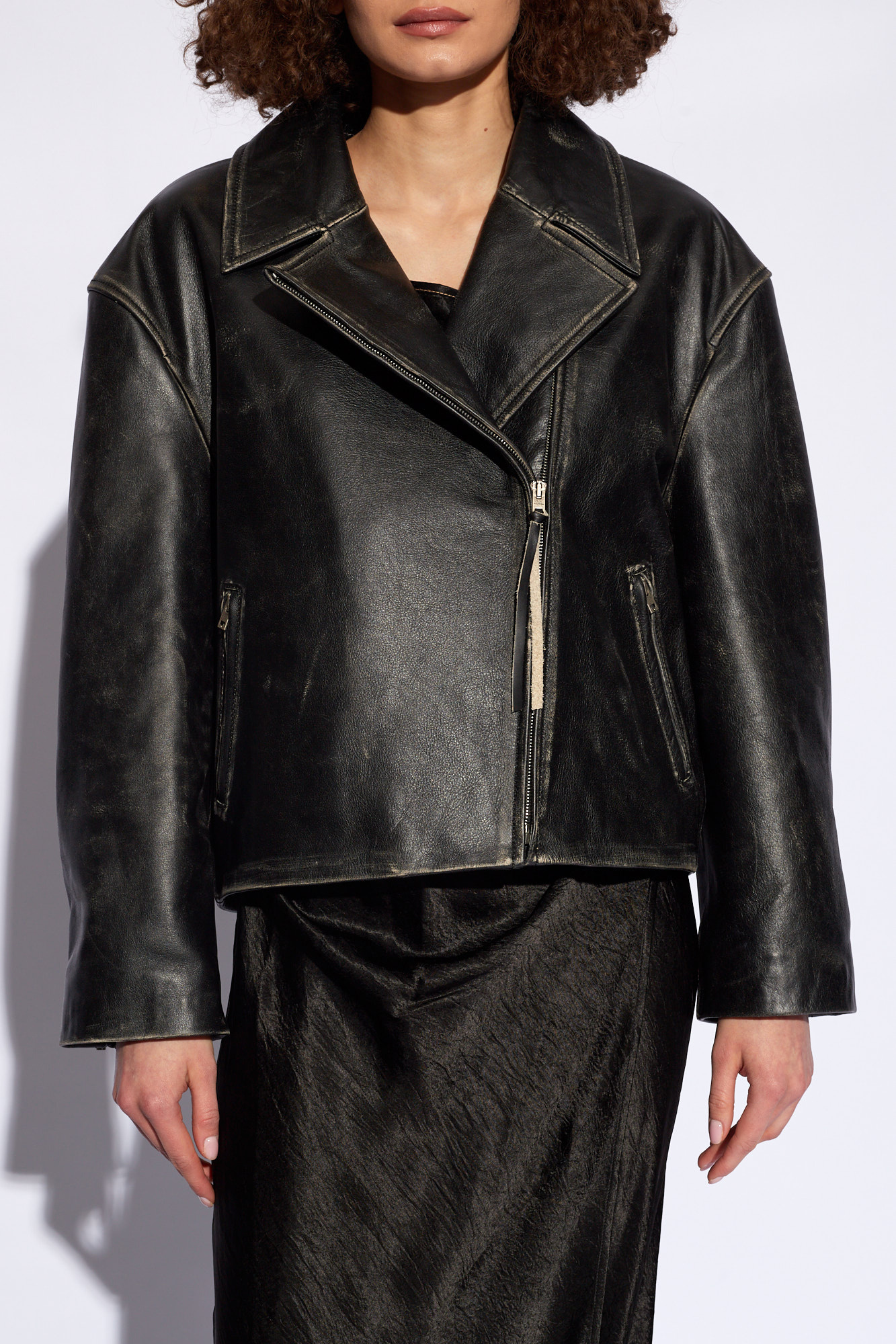 Acne Studios Leather biker jacket