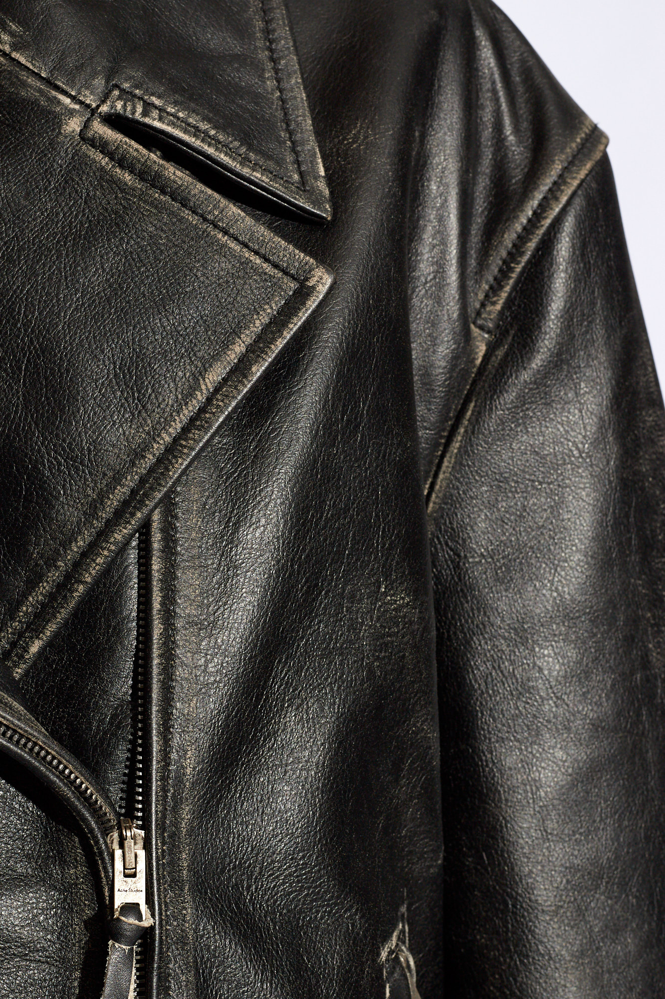 Acne Studios Leather biker jacket