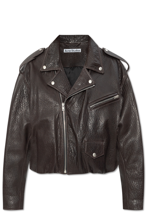 Acne Studios Leather jacket in biker style