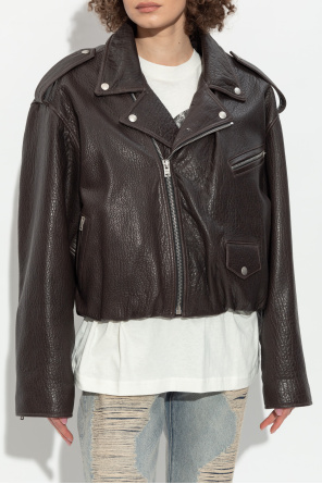Acne Studios Leather jacket in biker style