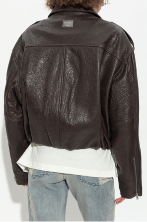Acne Studios Leather jacket in biker style