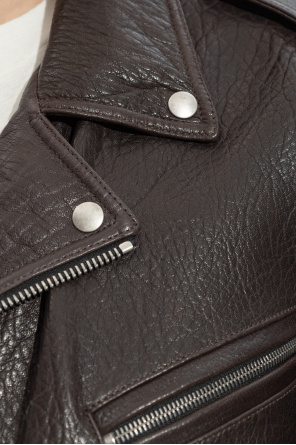 Acne Studios Leather jacket in biker style