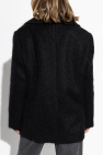 Acne Studios BLACK Coat with wool finish