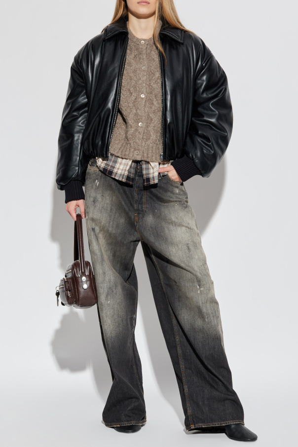 Acne Studios Chaqueta de imitación cuero