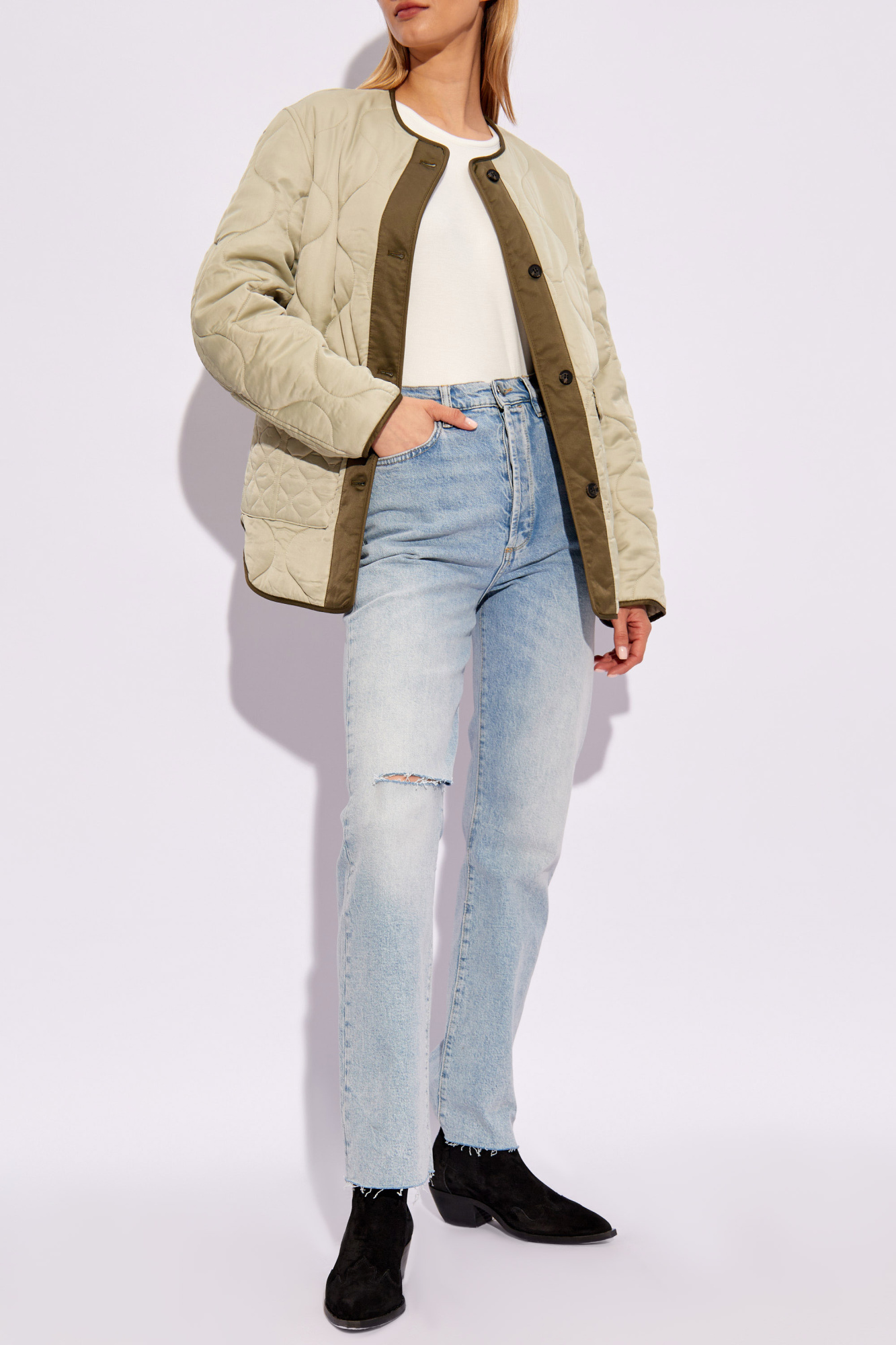 AllSaints ‘Foxi Liner’ Sherpa jacket