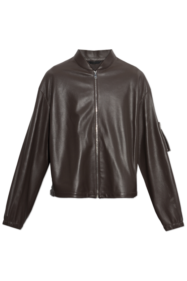 Leather jacket od Fendi