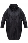 ADIDAS by Stella McCartney BLACK Branded raincoat
