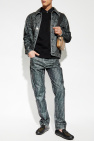 Fendi GREY Denim jacket with monogram