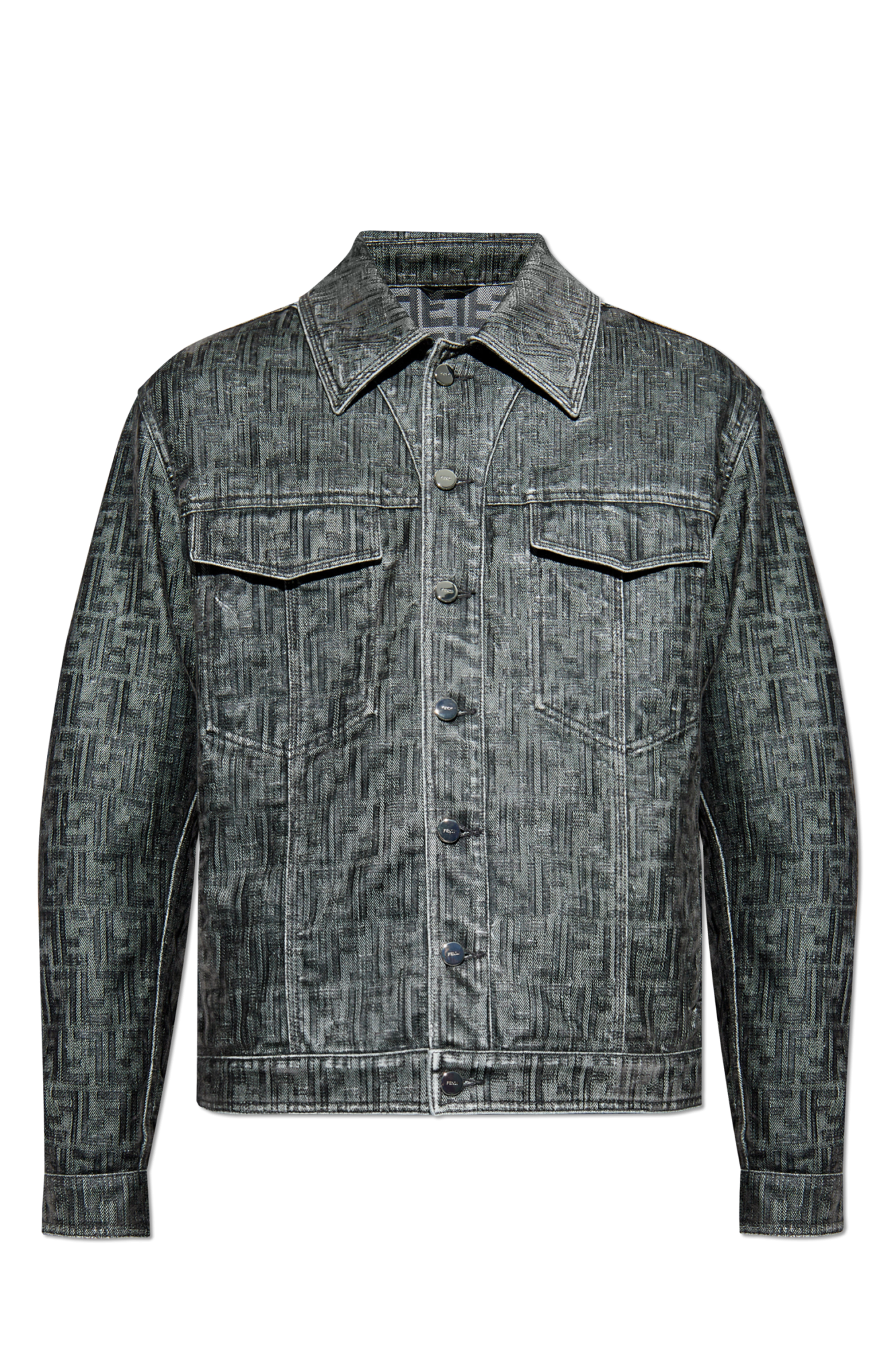 Fendi Denim jacket with monogram