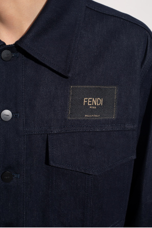 Fendi Denim jacket with logo