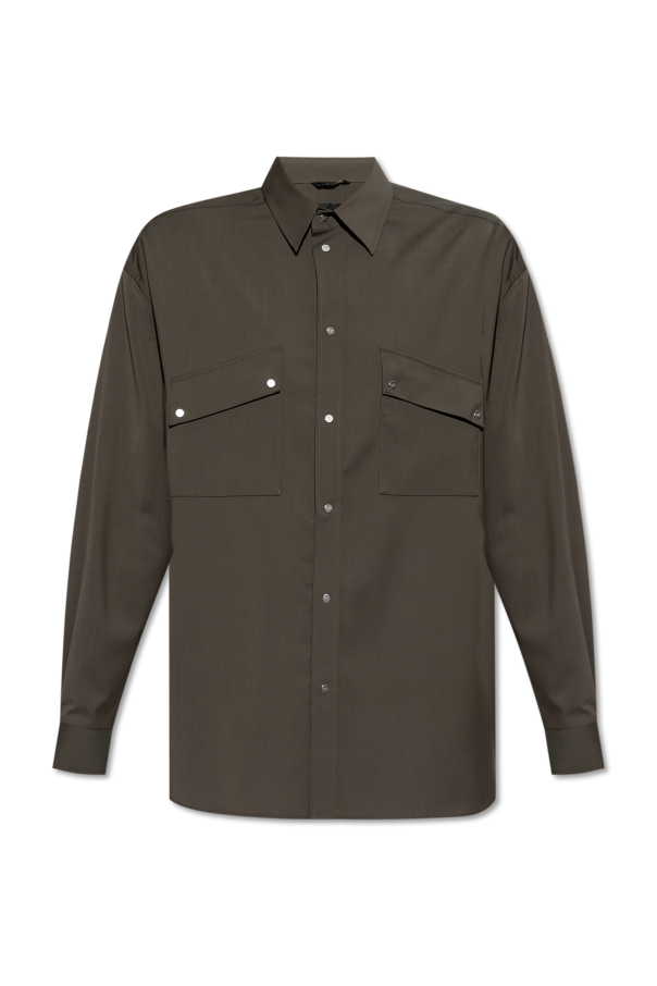 Fendi Wool shirt with pockets