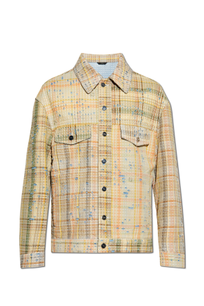 Jacket with distressed effect od Fendi