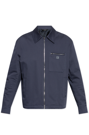 Jacket with a logo-shaped appliqué