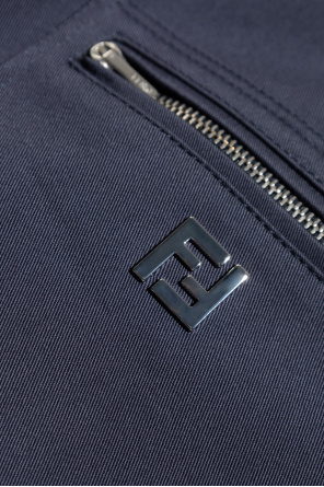 Fendi Jacket with a logo-shaped appliqué