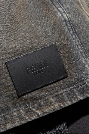 Fendi Denim jacket with 'vintage' effect