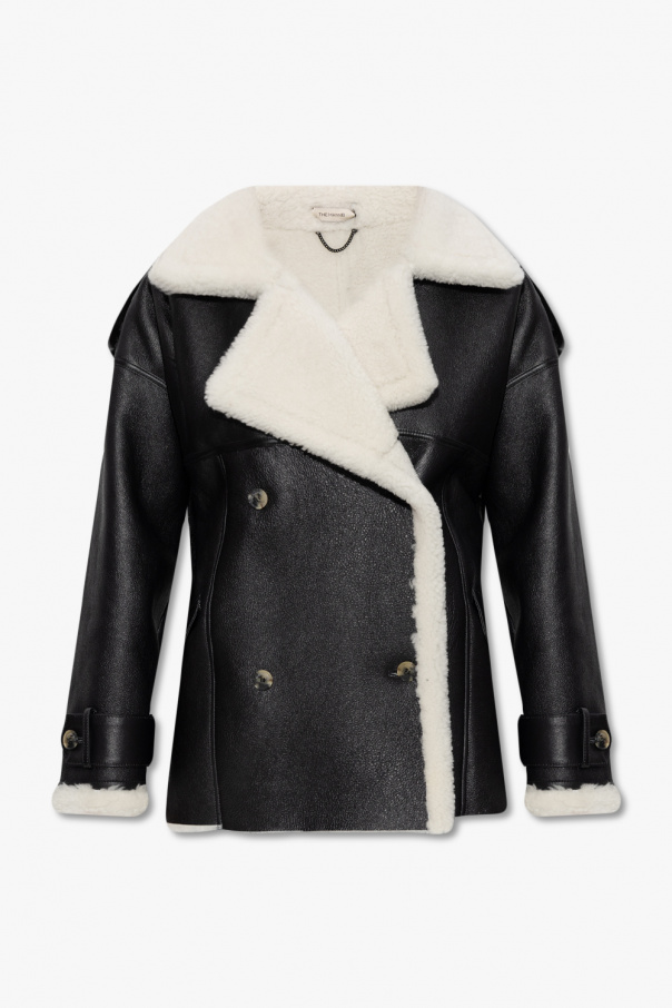 The Mannei ‘Jordan kaws Short’ shearling jacket