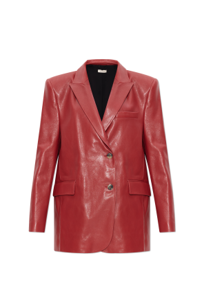 ‘Greenock’ leather blazer