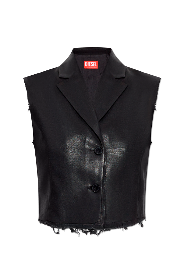 Diesel Vest with raw finish G-BARYT