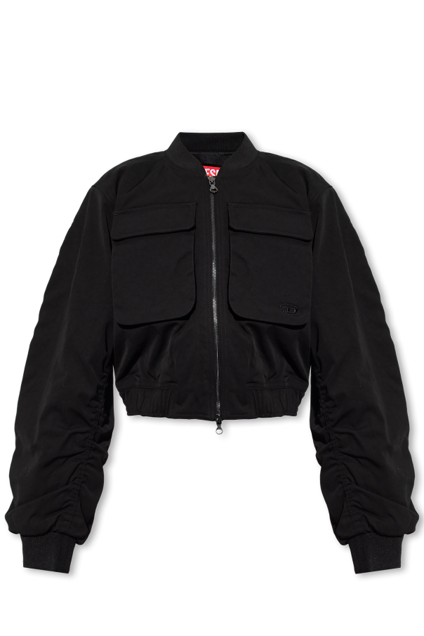 Diesel ‘G-KHLO’ cropped bomber jacket