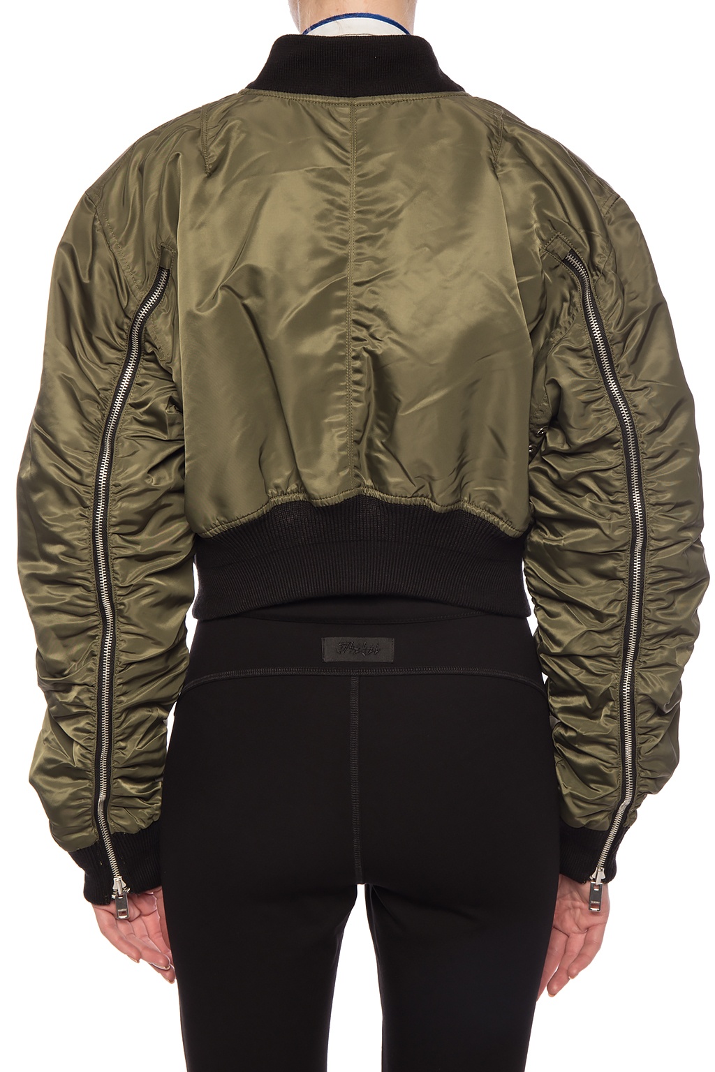 diesel cropped bomber jacket