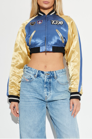 Diesel Short ‘G-OSPEL’ bomber jacket