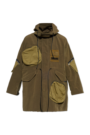Parka with multiple pockets