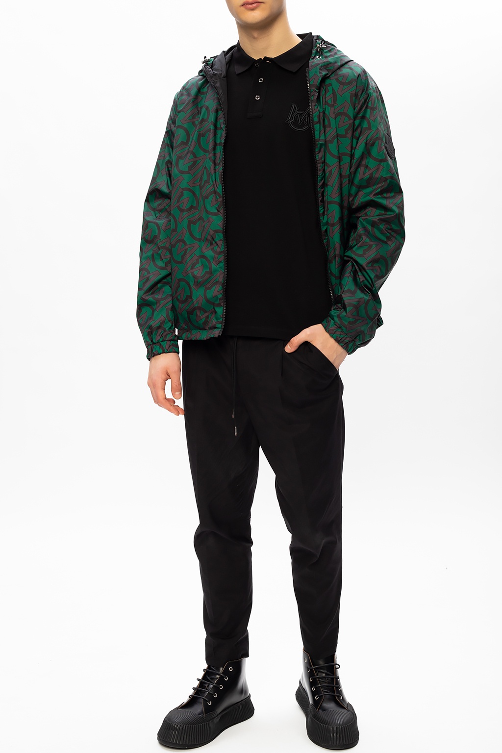 Green ‘Cretes’ reversible jacket with logo Moncler - Vitkac Germany