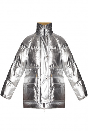 Yves Salomon layered padded winter jacket
