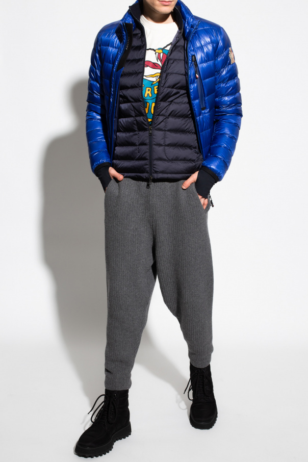 Blue Hers quilted down ski jacket, Moncler Grenoble