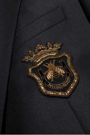 Dolce & Gabbana Wollblazer mit Applikation