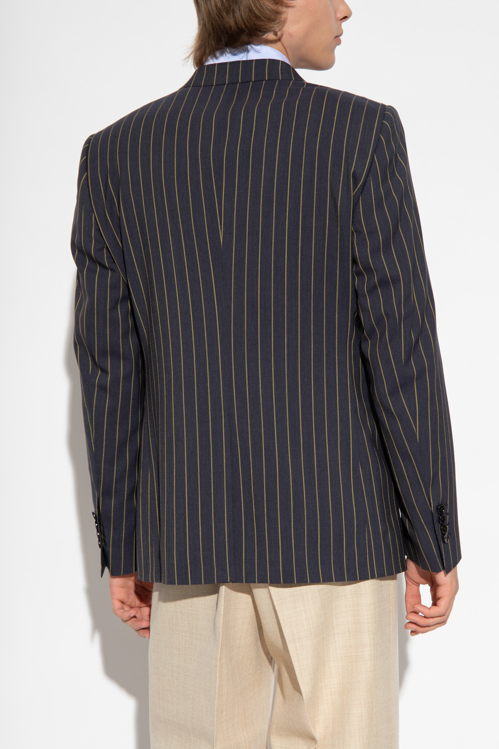 dolce mixed-print & Gabbana Striped blazer